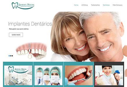 Site desenvolvido para Odontologia Integrada